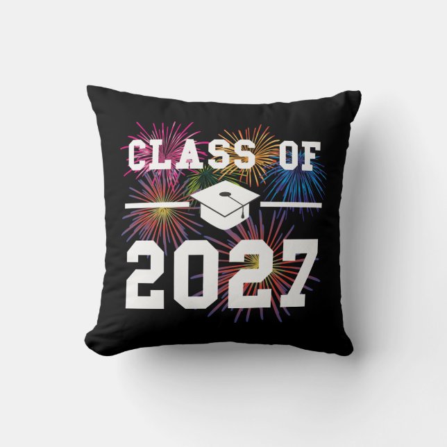 Class Of 2027 Senior Year Cushion (Front)