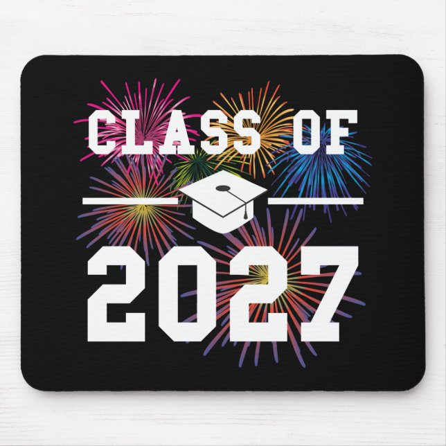 Class Of 2027 Senior Year Mouse Pad (Front)