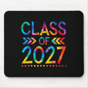 Class of 2027 - Tie dye Back to School Class of 20 Mouse Pad