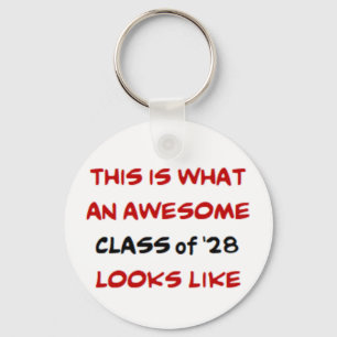 class of 2028, awesome key ring