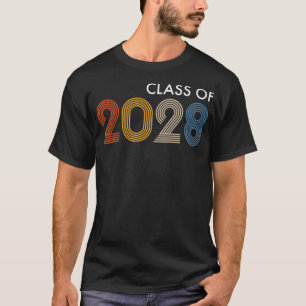 Class of 2028 College University High School Futur T-Shirt