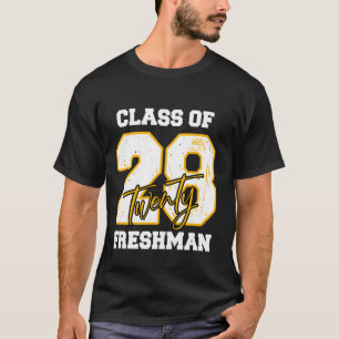 Class of 2028 Freshman High School Back To School T-Shirt