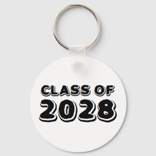 class of 2028 key ring (Front)