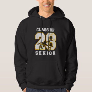 Class of 2028 Senior High School Back To School 12 Hoodie