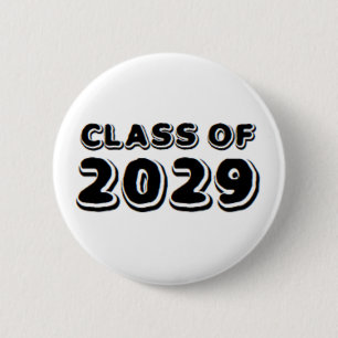 class of 2029 6 cm round badge