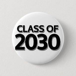 Class of 2030 6 cm round badge