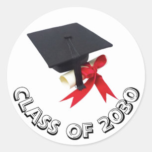 Class of 2030 Cap and Diploma Sticker by Janz