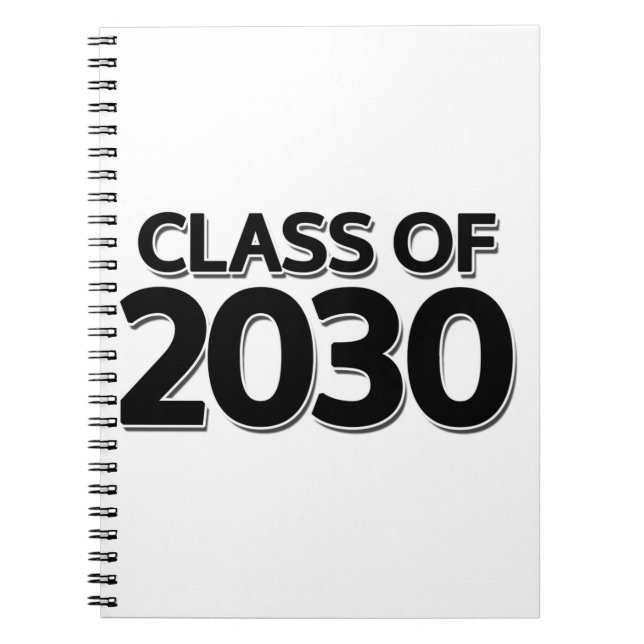 Class of 2030 notebook (Front)
