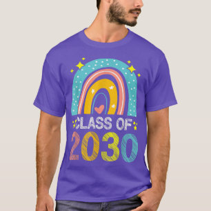 Class Of 2030 Rainbow Graduate PreK Kindergarten P T-Shirt