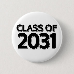 Class of 2031 6 cm round badge