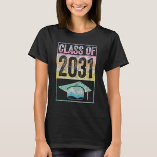 Class Of 2031 Grow With Me Graduation First Day Of T-Shirt