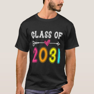 Class Of 2031 Pre K Graduate Preschool Graduation T-Shirt