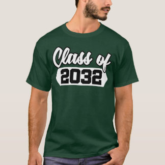 Class Of 2032 Kindergarten Future Graduate 70s ret T-Shirt