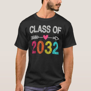 Class Of 2032  Pre K Graduate Preschool Graduation T-Shirt