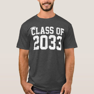 Class Of 2033 Grow With Me First Day Of Kindergart T-Shirt