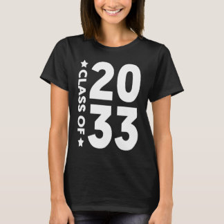 Class Of 2033 Senior 2033 Graduation T-Shirt