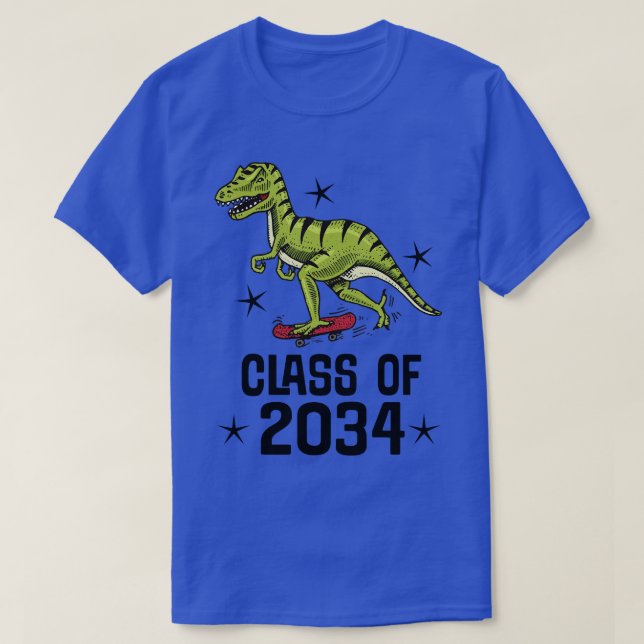 Class Of 2034 Dinosaur T-Shirt (Design Front)