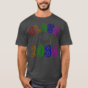 CLASS of 2034 Future Graduation Year Kindergarten T-Shirt