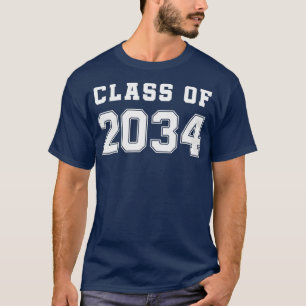 Class of 2034 Grow With Me First Day of School T-Shirt