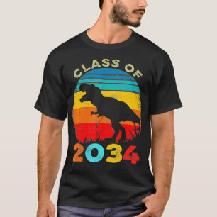 Class Of 2034 Pre-K Graduate Preschool T Rex T-Shirt