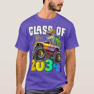 Class Of 2034 T Rex Dinosaur Monster Truck Kinderg T-Shirt