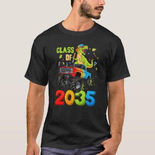 Class Of 2035 Dinosaur Grow With Me Back To School T-Shirt