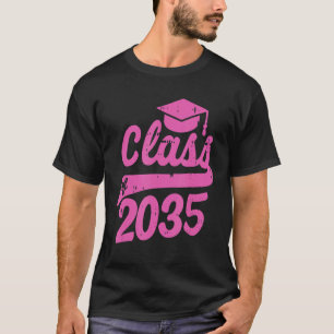 Class Of 2035 Graduation Grow With Me Kindergarten T-Shirt
