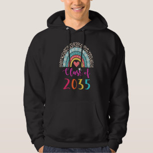 Class Of 2035 Graduation Grow With Me On Back Pre  Hoodie