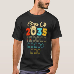 Class Of 2035 Grow With Me Back To School T-Shirt