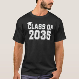 Class of 2035 Grow With Me First Day of School Gra T-Shirt