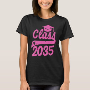 Class Of 2035 Grow With Me Graduation First Day Of T-Shirt