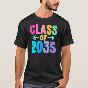 Class Of 2035 Grow With Me    Kindergarten First D T-Shirt