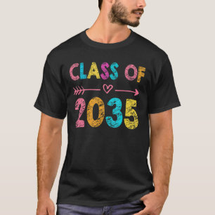 Class Of 2035 Grow With Me Kindergarten Graduate T-Shirt