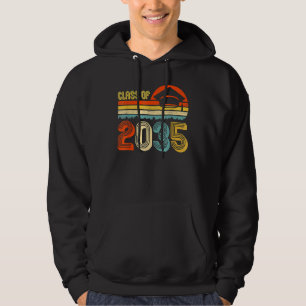 Class Of 2035 Grow With Me Pre K Graduate Vintage Hoodie