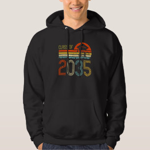 Class Of 2035 Grow With Me Pre K Graduate Vintage  Hoodie