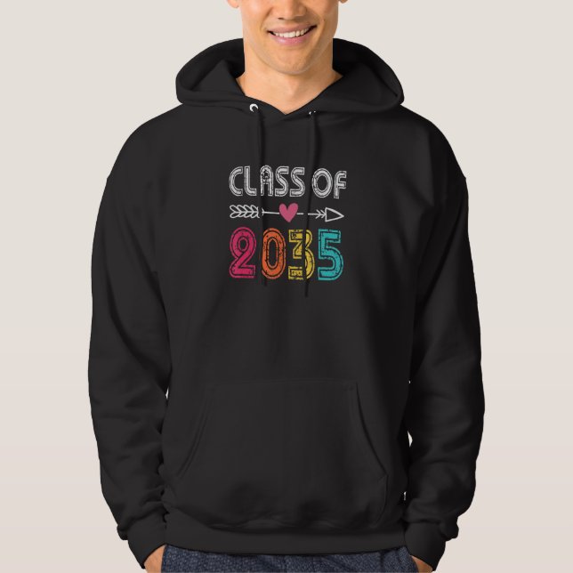Class Of 2035 Grow With Me Pre K Kindergarten Grad Hoodie (Front)