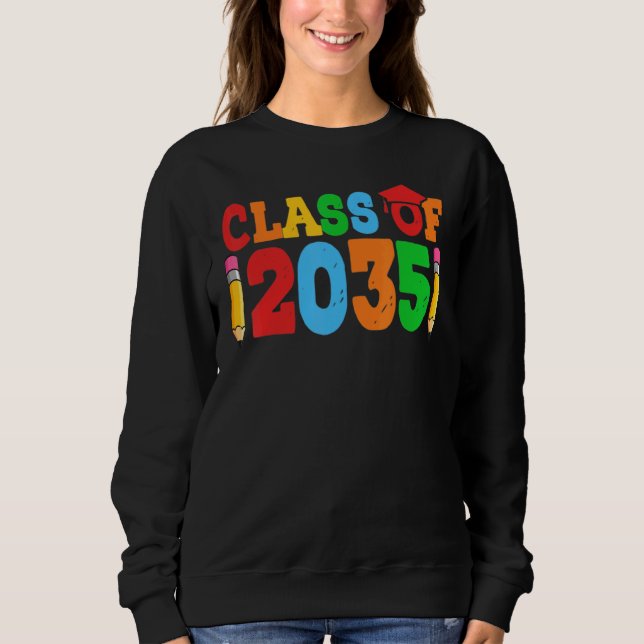 class of 2035 grow with me sweatshirt (Front)