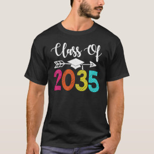 Class Of 2035 Kindergarten Graduate Grow With Me G T-Shirt
