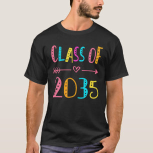 Class Of 2035 Kindergarten Graduate Grow With Me G T-Shirt