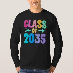 Class Of 2035 Kindergarten Grow With Me Back To Sc T-Shirt