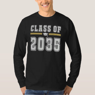 CLASS OF 2035 Kindergarten Grow With Me Student Sc T-Shirt