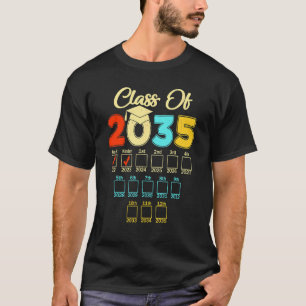 Class Of 2035 Kindergarten Pre K Graduation Grow W T-Shirt
