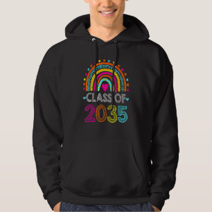 Class Of 2035 Kindergarten Pre-K Grow With Me Grad Hoodie