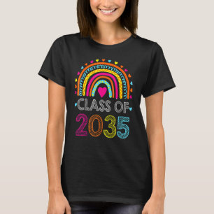 Class Of 2035 Pre K Graduate Preschool Graduation T-Shirt