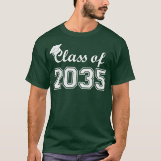 Class Of 2035 Shirt Grow With Me Kindergarten To G