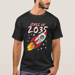 Class Of 2035 Space Rocket Cat  1 T-Shirt