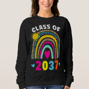 Class Of 2036  Graduation Pre K Graduate Rainbow Sweatshirt