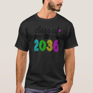 Class Of 2036 Grow With Me First Day Of Preschool  T-Shirt