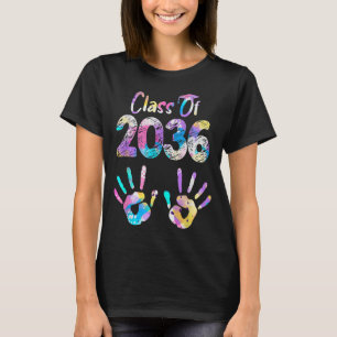 Class Of 2036 Grow With Me Graduation First Day Of T-Shirt