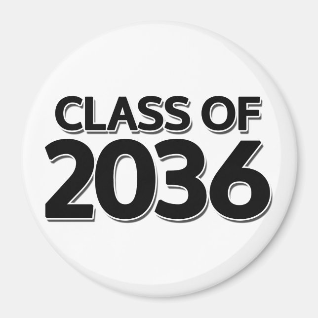 Class of 2036 magnet (Front)